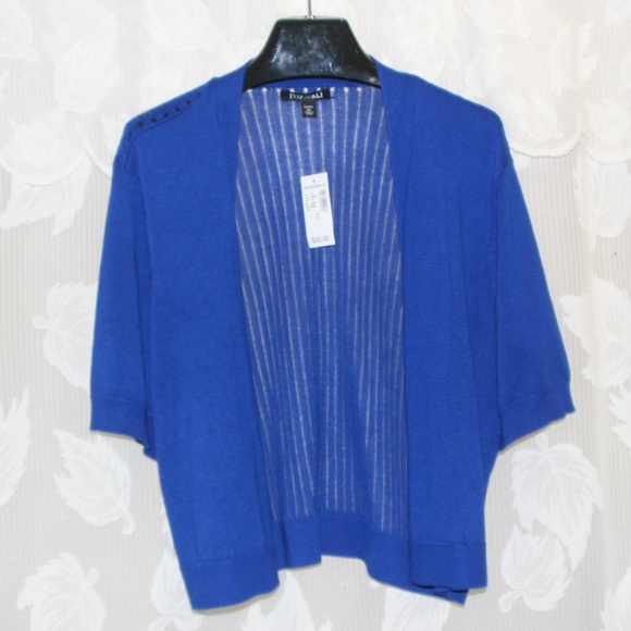 Roz & Ali Sweaters - NWT Lightweight blue sweater